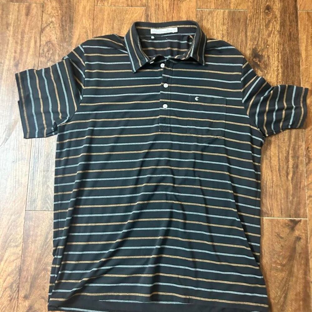 Mens XL Criquet Polo Shirt Made in Peru and designed in Austin, TX.